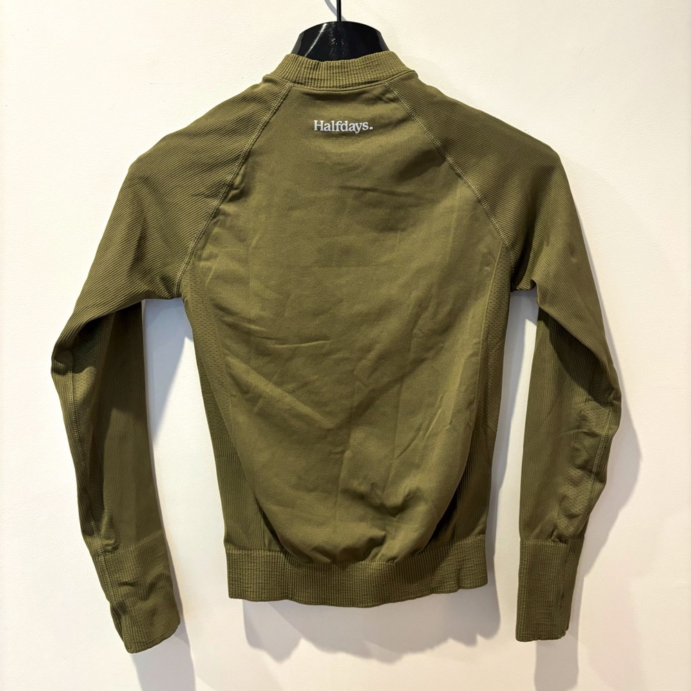 Halfdays Olive Ski Thermal Top